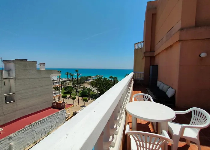 公寓 Playa Paradis - Primera Linea De Playa - Ap-7 3min - Self Check-in 24h